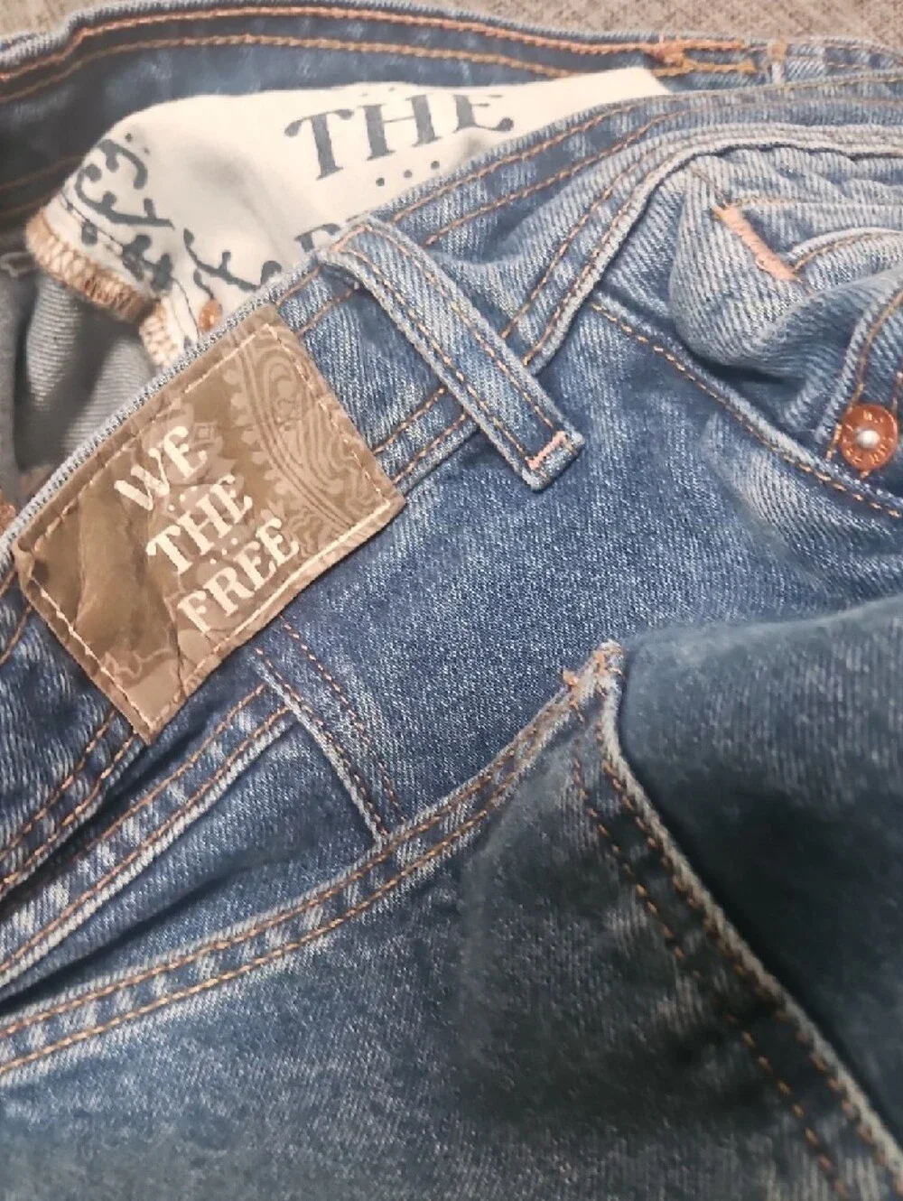 We The Free Women's Bootcut Jeans in Teal Blue